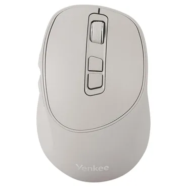 Yenkee Mus - RF Wireless + USB Type-C - 800, 1200, 1600, 2400 dpi - Batterier/genopladelig