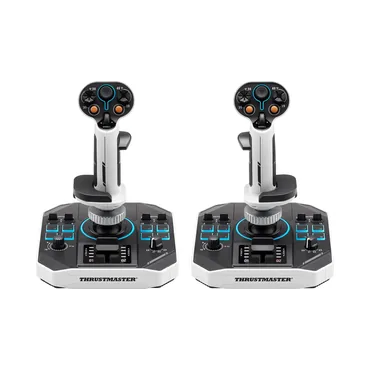 Thrustmaster Sol-R 2 HOSAS Space Sim Duo Sort, Hvid USB Flightstick Analog/digital PC