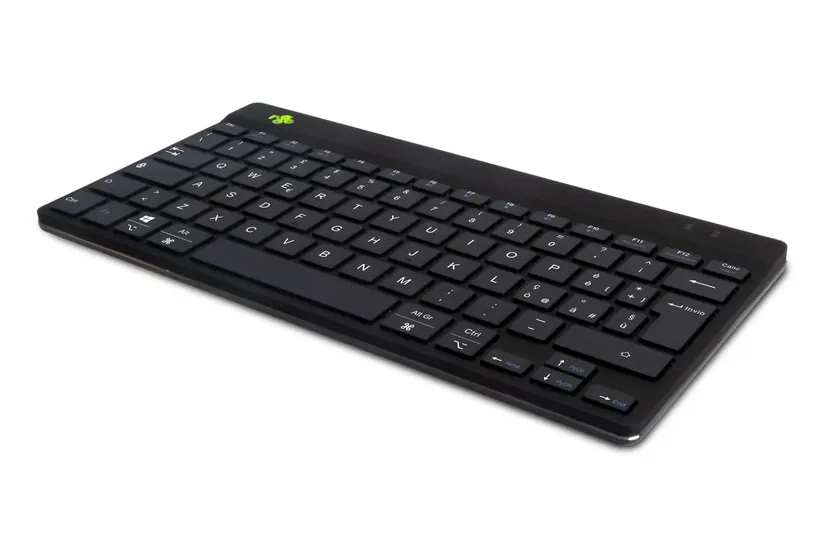 R-Go Compact Break - tastatur - med integreret brudindikator - QWERTY - Italiensk - sort Indgangsudstyr
