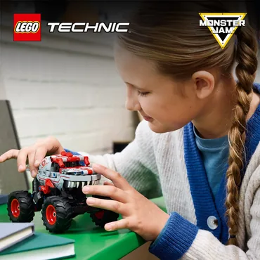 LEGO Technic 42200 Monster Jam ThunderROARus z napędem typu pull-back