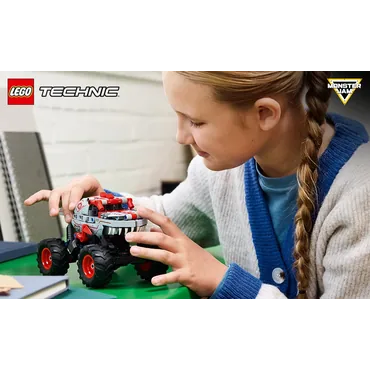 LEGO Technic 42200 Monster Jam ThunderROARus z napędem typu pull-back