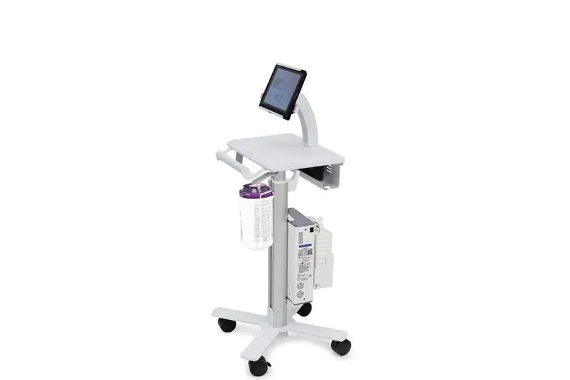 Ergotron StyleView Tablet Cart, SV10 vagn - för surfplatta/tangentbord - vit, aluminium - TAA-kompatibel