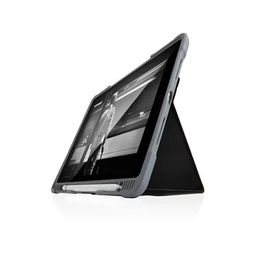 STM Dux Plus 6th Gen Blk 24,6 cm (9.7") Cover Sort, Grå