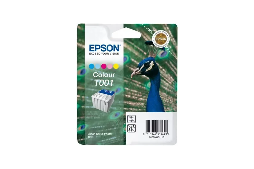 Epson T001 - färg (cyan, magenta, gul, ljus cyan, ljus magenta) - original - bläckpatron