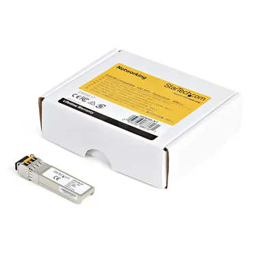 StarTech.com HPE JD093B Compatible SFP+ Module, 10GBASE-LRM, 10GbE Multi Mode (MMF) Fiber Optic Transceiver, 10GE Gigabit Ethernet SFP+, LC Connector, 200m, 1310nm, DDM, HPE 5900, 12500, 5500