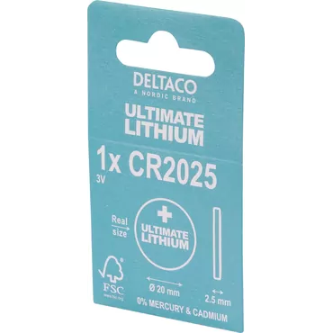 DELTACO Ultimate batteri x CR2025
