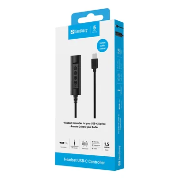 Sandberg 136-73 tilbehør til hovedtelefon/headset Controller