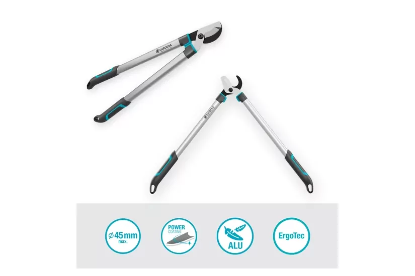 Astschere EasyCut L (grau/türkis, 50cm)