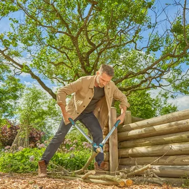 Astschere EasyCut L (grau/türkis, 50cm)