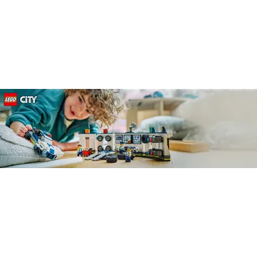LEGO City Custom Police Car Garage