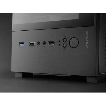 TACENS Kabinet - Mini Tower - Micro-ATX, Mini-ITX - 197 mm - 388 mm - 304 mm - Sort