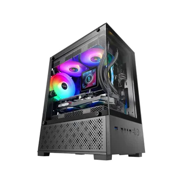 TACENS Kabinet - Mini Tower - Micro-ATX, Mini-ITX - 197 mm - 388 mm - 304 mm - Sort
