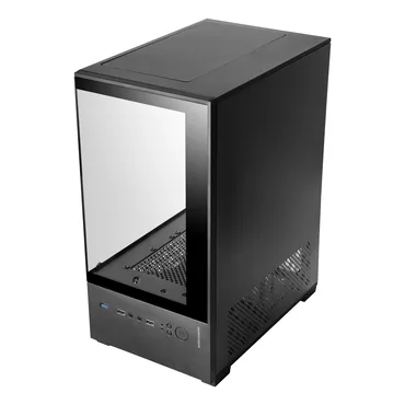 TACENS Kabinet - Mini Tower - Micro-ATX, Mini-ITX - 197 mm - 388 mm - 304 mm - Sort