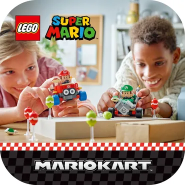LEGO Super Mario Mario Kart â Baby Mario vs Baby Luigi 72034