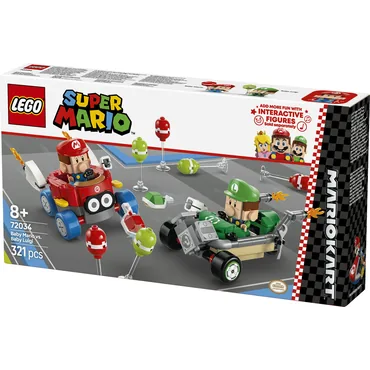 LEGO Super Mario Mario Kart â Baby Mario vs Baby Luigi 72034