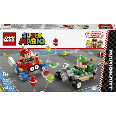 LEGO Super Mario Mario Kart â Baby Mario vs Baby Luigi 72034