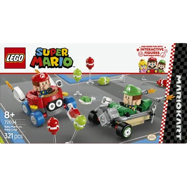 LEGO Super Mario Mario Kart â Baby Mario vs Baby Luigi 72034
