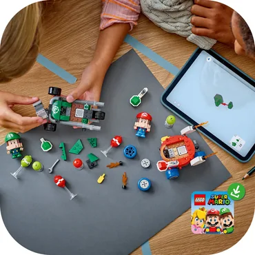 LEGO Super Mario Mario Kart â Baby Mario vs Baby Luigi 72034