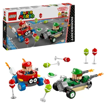 LEGO Super Mario Mario Kart â Baby Mario vs Baby Luigi 72034