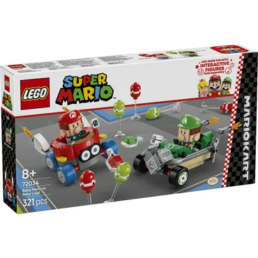 LEGO Super Mario Mario Kart â Baby Mario vs Baby Luigi 72034