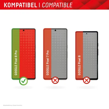 Displex 01893 Skærm og -bagsidebeskytter til mobiltelefon Bagside/skærmbeskytter Google 1 stk