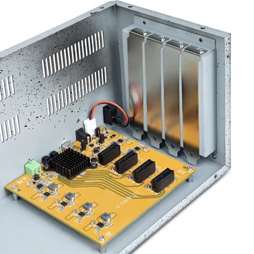 StarTech.com 4-Slot PCIe Expansion Chassis with PCIe x2 Host Card, PCIe 2.0