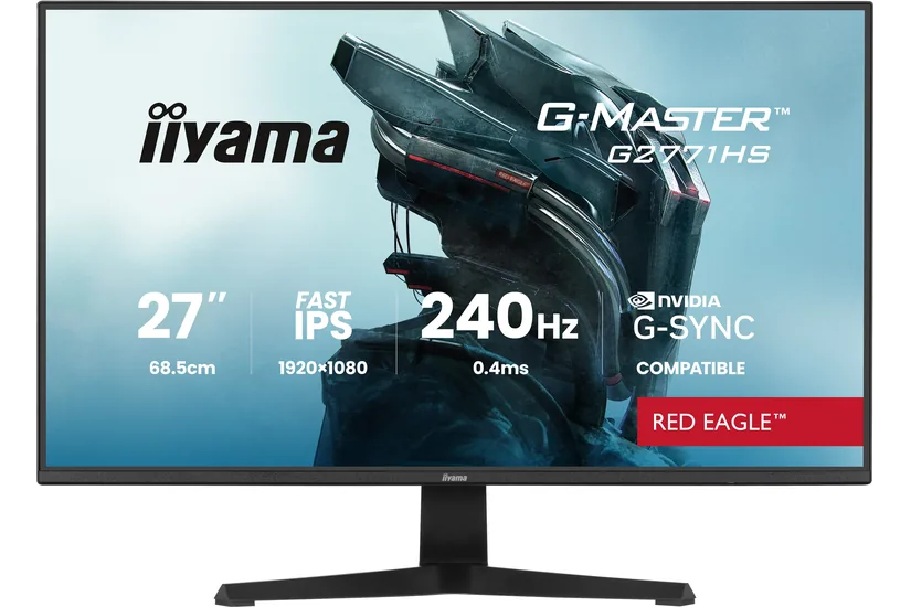 iiyama G-MASTER G2771HS-B1 computerskærm 68,6 cm (27") 1920 x 1080 pixel Fuld HD Sort