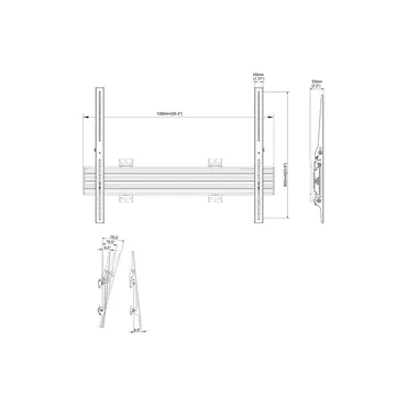 Multibrackets M Wallmount Pro MBW1U Tilt monteringssæt