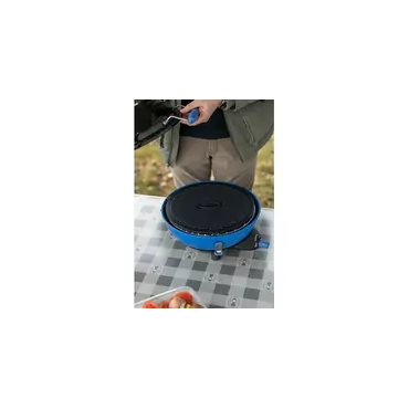 Campingaz Party Grill 400 Caravan Bordplade propan/butan Sort, Blå, Satin stål 2000 W