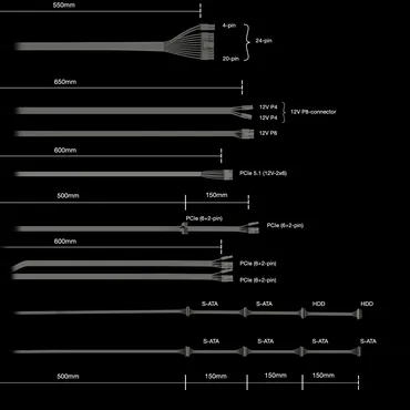 be quiet! Pure Power 13 M | 850W enhed til strømforsyning 20+4 pin ATX ATX Sort