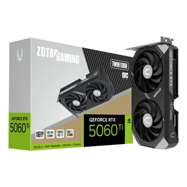 ZOTAC GAMING GeForce RTX 5060 Ti 16GB Twin Edge Grafikkort - 16GB GDDR7
