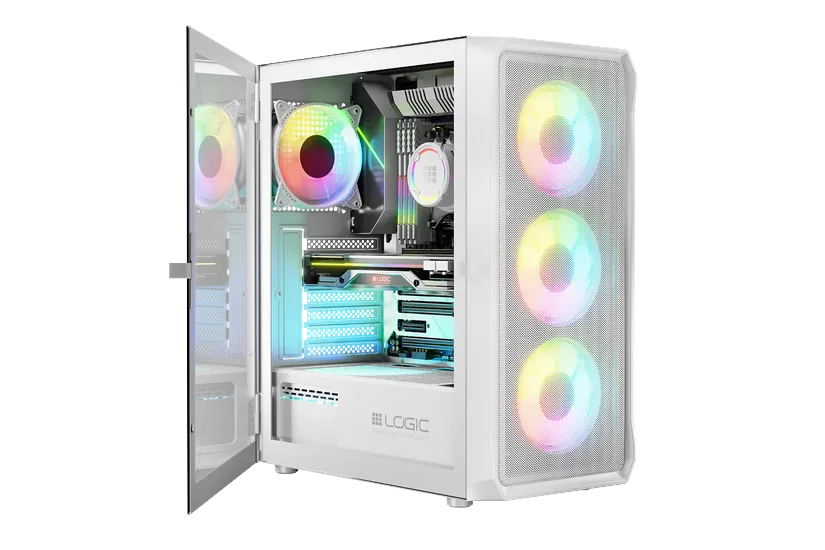 Logic Concept Chassi - Midi Tower - ATX, mATX, Mini-ITX - 155 mm - 340 mm - 7