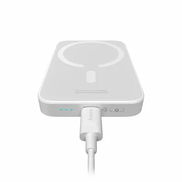 Baseus P10059002223-00 powerbank 6000 mAh Trådløs opladning Hvid