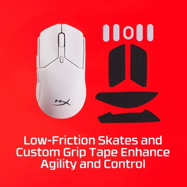 HyperX Pulsefire Haste 2 Mini – Trådløs gamingmus (hvid)