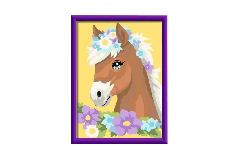 CreArt - Pferd mit Blumen