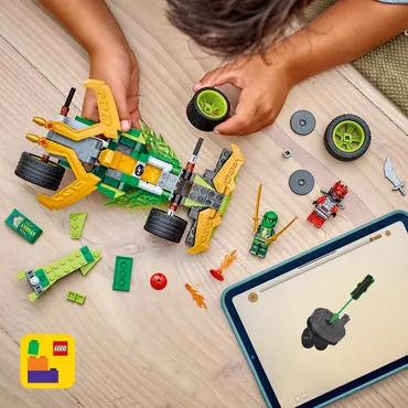 LEGO Ninjago 71828 Samochód wyścigowy Lloyda z napędem typu pull-back