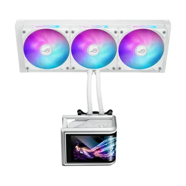ASUS ROG Ryuo IV SLC 360 ARGB White Edition Processor Alt-i-en væskekøler 12 cm Hvid