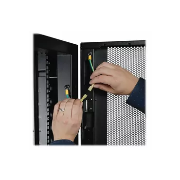 Eaton Tripp Lite Series SmartRack Rack Enclosure Cabinet 42U Standard-Depth Extra-Wide with Doors and Side Panels