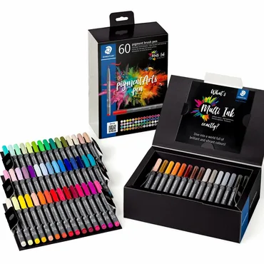 Staedtler Pigment Arts Pen filtpen Flerfarvet 60 stk