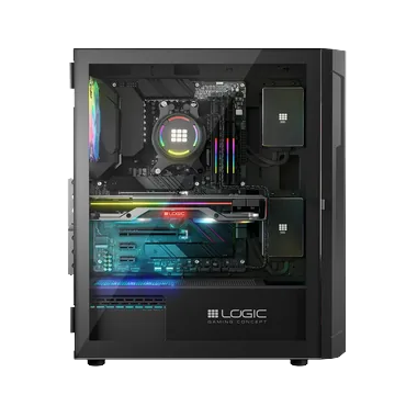 Logic Concept Kabinet - Midi Tower - ATX, Micro ATX, Mini-ITX - 200 mm - 450 mm - 390 mm