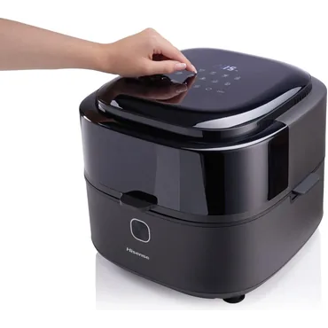 Hisense HAF1350DR Enkelt 6,7 L Enkeltstående 1350 W Varmluftsteger Sort