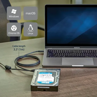 StarTech.com USB C to SATA Adapter Cable