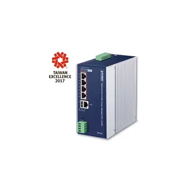 PLANET BSP-360 netværksswitch Administreret Gigabit Ethernet (10/100/1000) Strøm over Ethernet (PoE) Blå, Hvid
