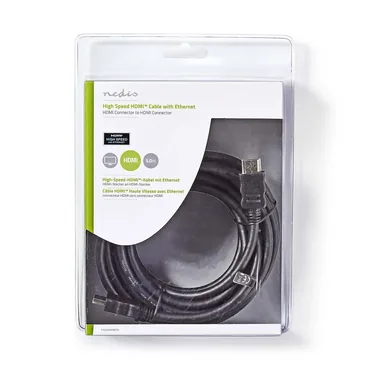 Nedis CVGB34000BK50 HDMI-kabel 5 m HDMI Type A (Standard) Sort
