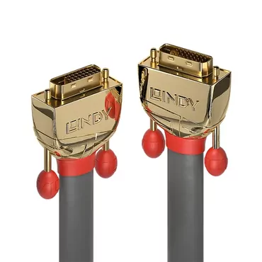 Lindy 36207 DVI kabel 15 m DVI-D Grå