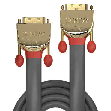 Lindy 36207 DVI kabel 15 m DVI-D Grå