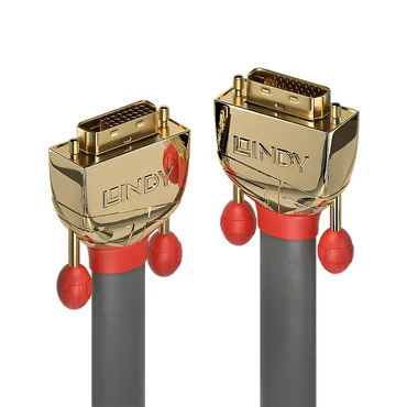 Lindy 36207 DVI kabel 15 m DVI-D Grå