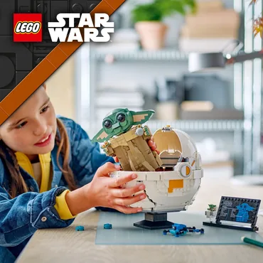 LEGO Star Wars Grogu in seiner Repulsorwiege 75403