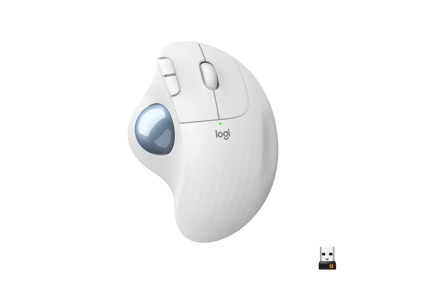 Logitech Ergo Series ERGO M575 - styrebold - Bluetooth 5.0 LE, 2.4 GHz - off white