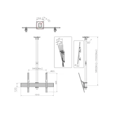 Multibrackets M Pro Series MBC1UHD konsol
